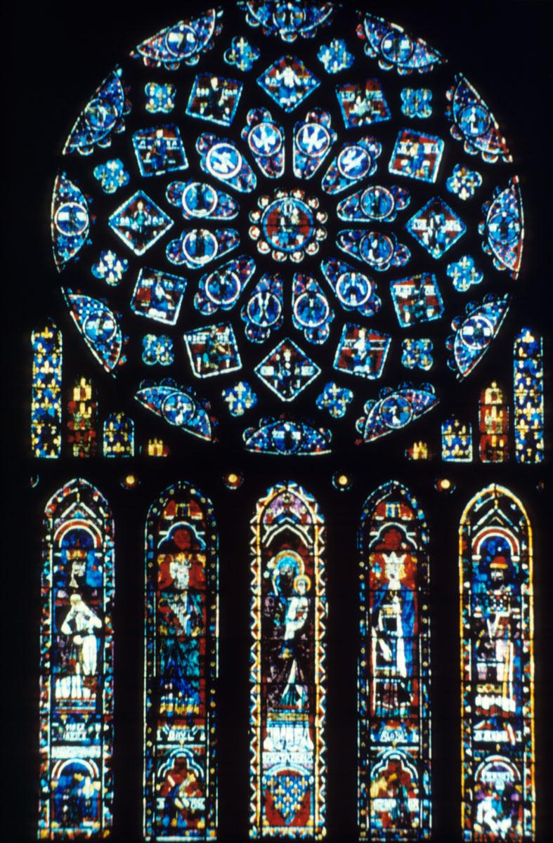 Window, Châtres Cathedral
