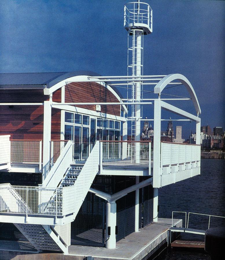 Sports Activity Centre, Liverpool, 1990. Architect Marks & Barfield