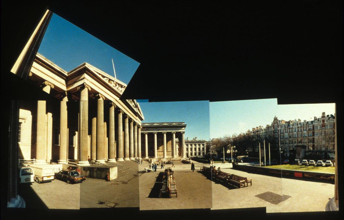 Project For Kiosk In British Museum Forecourt. The Forecourt Today