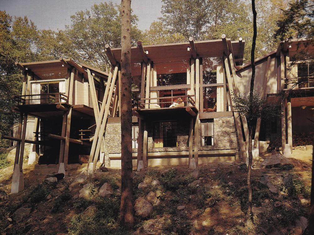 Telephone Pole House, Greenwich, Connecticut, 1968