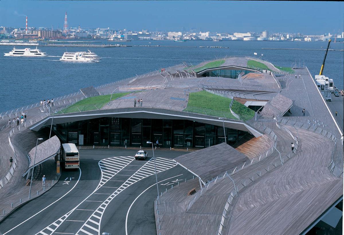 Yokohama International Port Terminal, Japan. Vehicle Entry