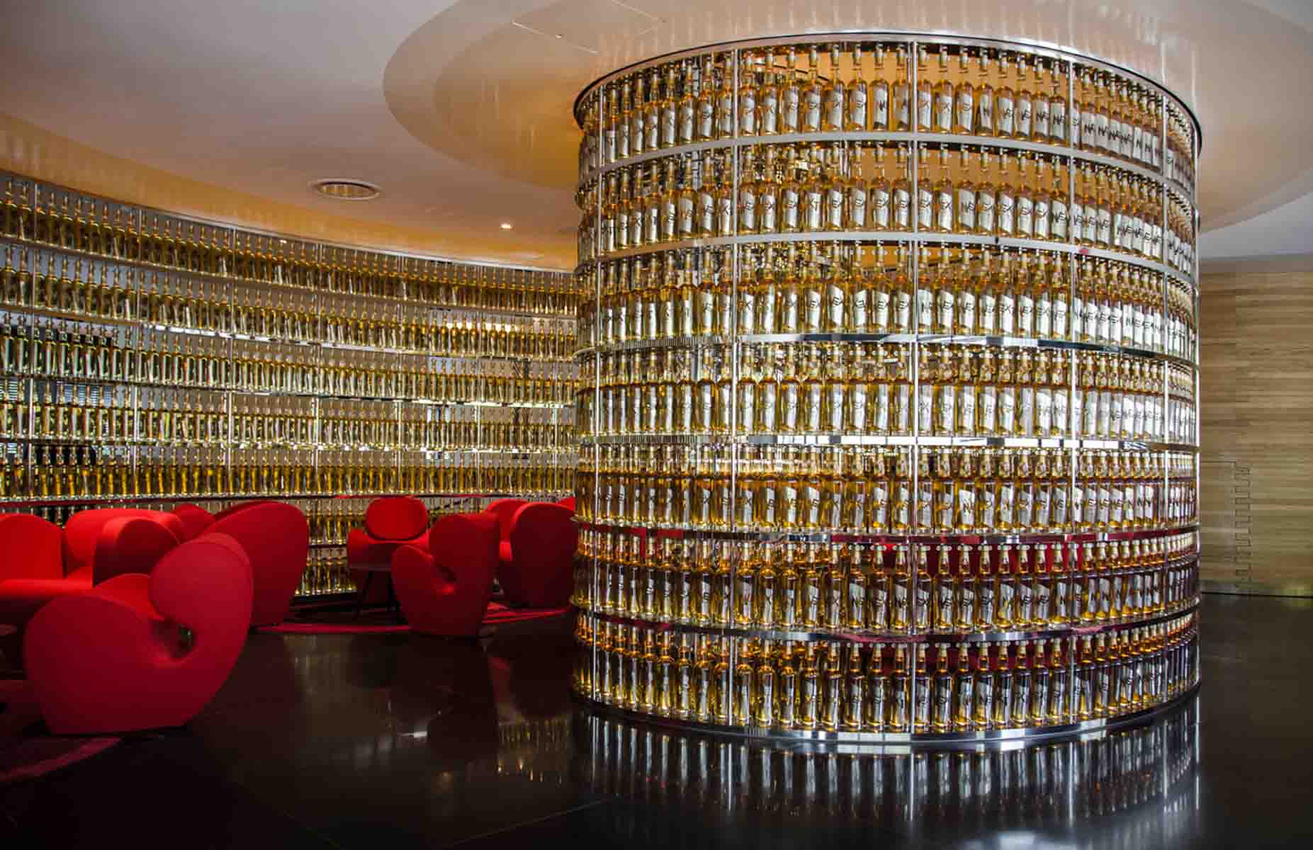 Whiskey Bar At Watergate Hotel, Washington DC. Interior Refit By Ron Arad, 2016