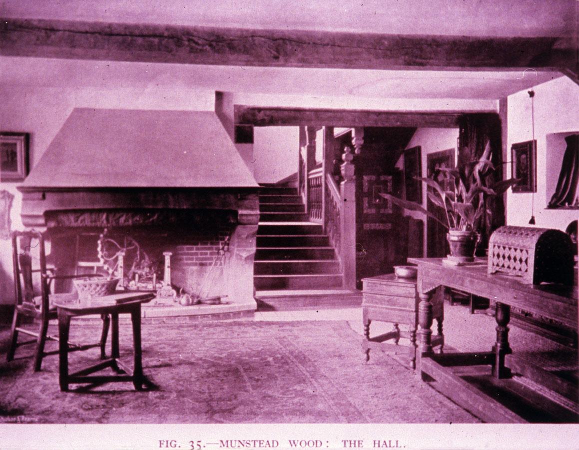 House For Gertrude Jekyll, Munstead Wood, Surrey, 1896- Living Room