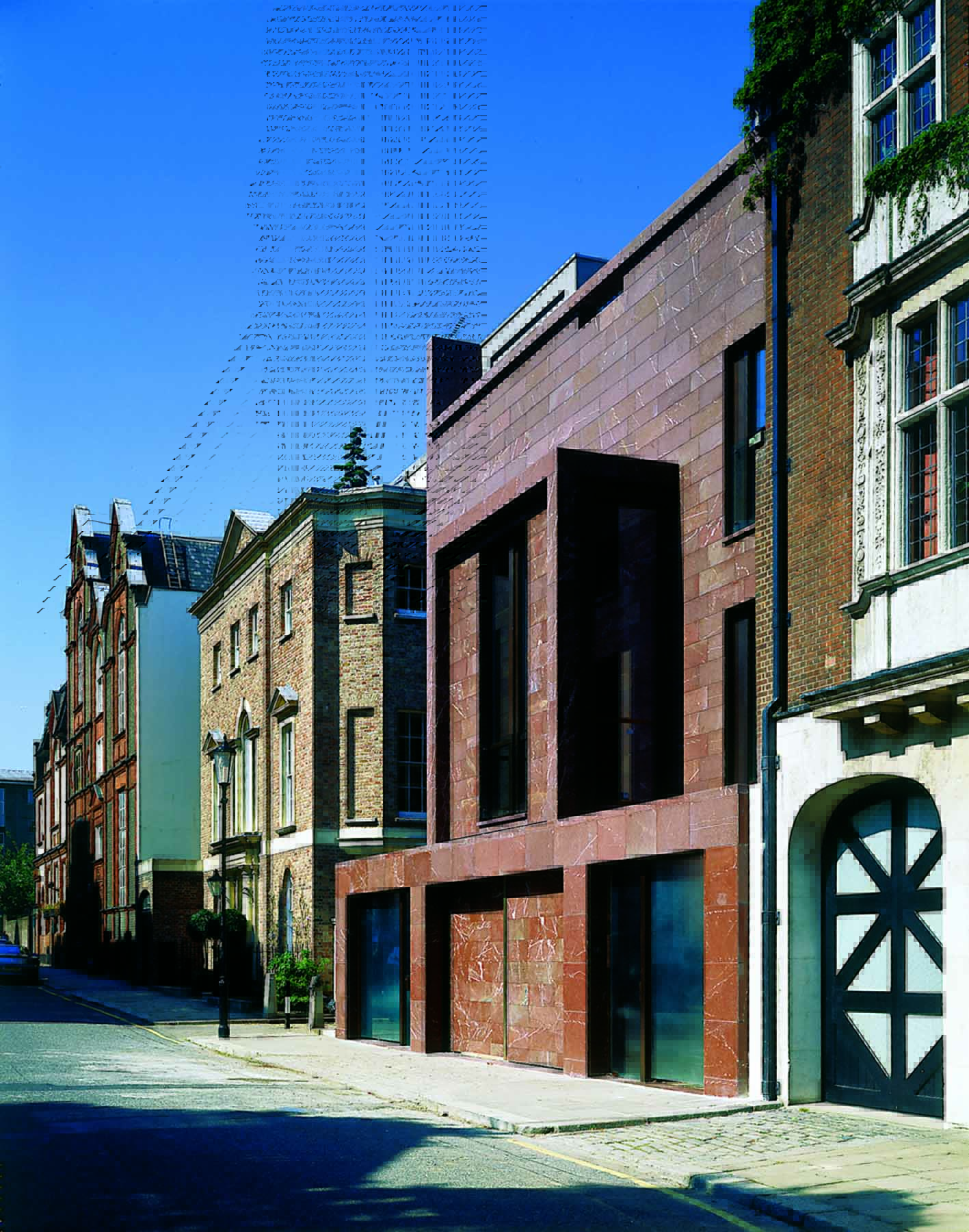 The Red House, Chelsea, London, UK. Exterior. Tony Fretton Architects 2001