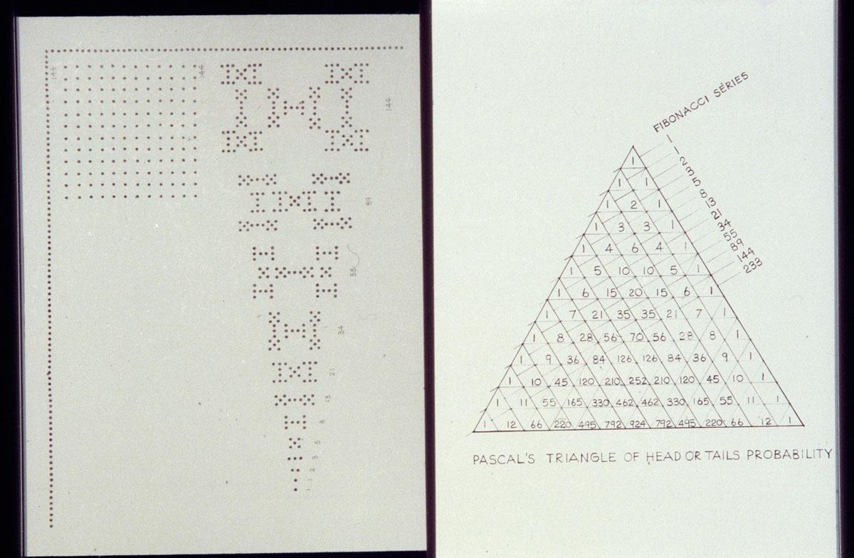 Left: Numbers As Form. Right: Pascal's Triangle