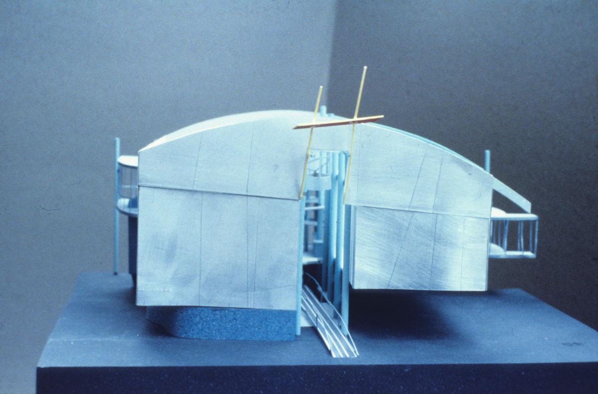 Museum, Langen Near Frankfurt 1986, With Christine Hawley. Model, North Side