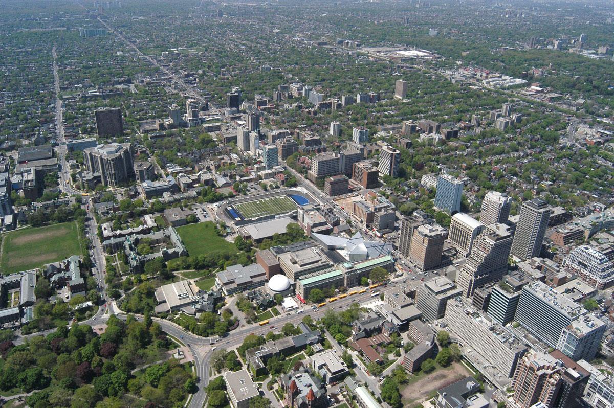 Royal Ontario Museum. Aerial View