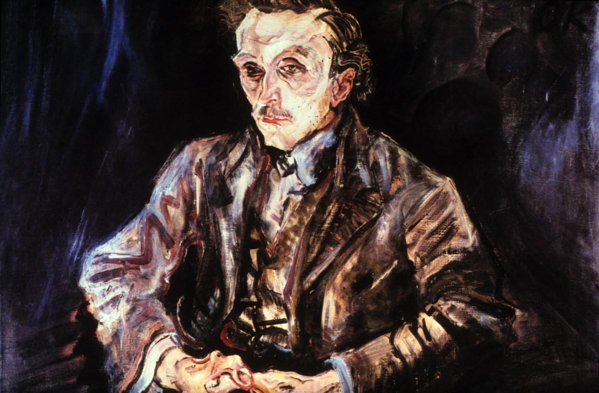 Adolf Loos. Portrait By Oskar Kokoschka, Vienna, 1909