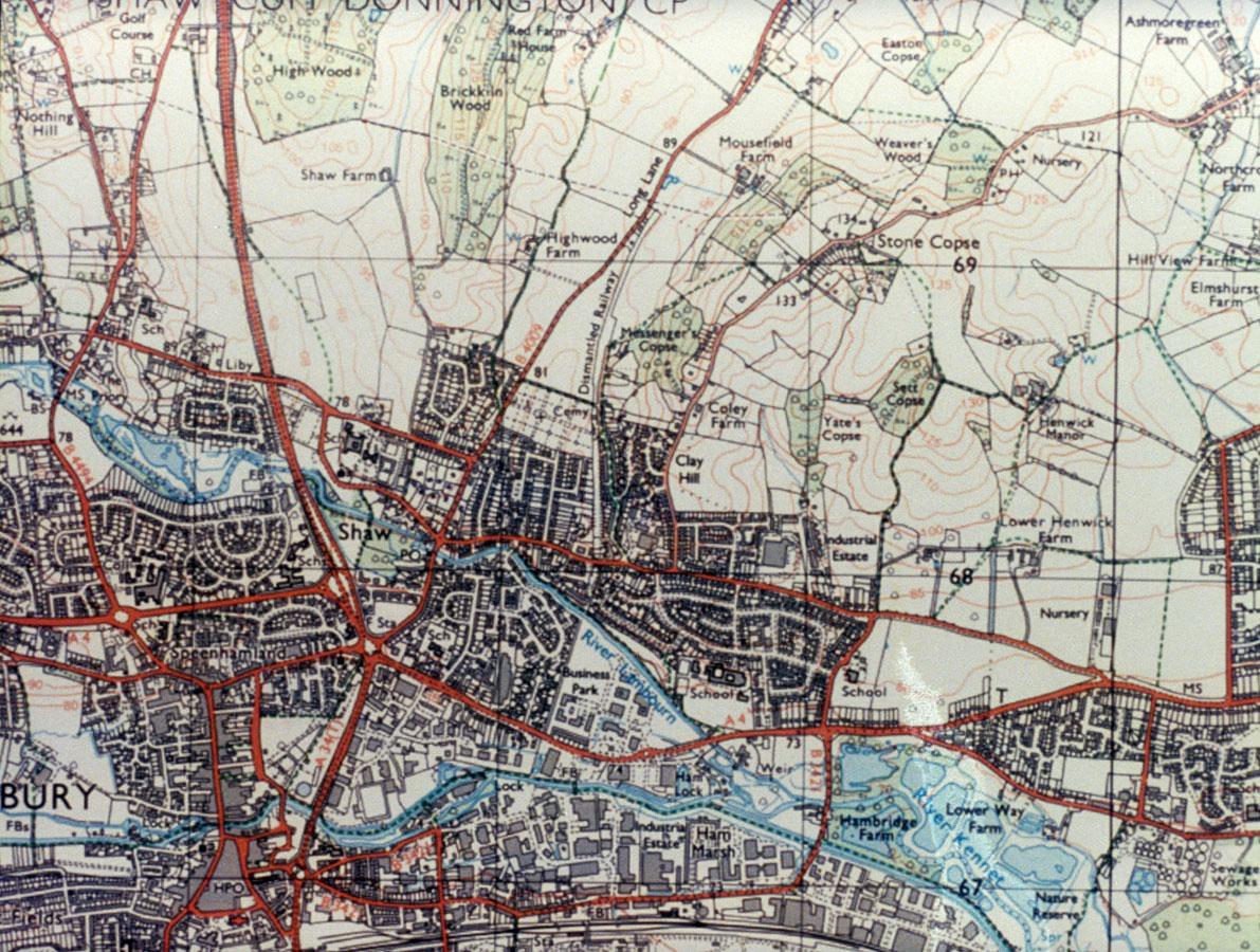 Map Of Newbury