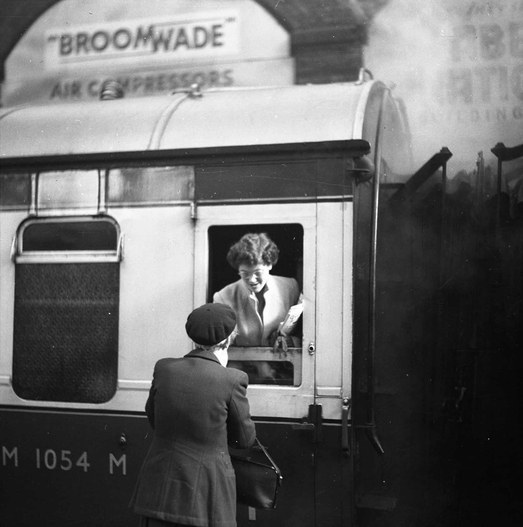 Gillian Hopwood Leaving For Nigeria, 1954