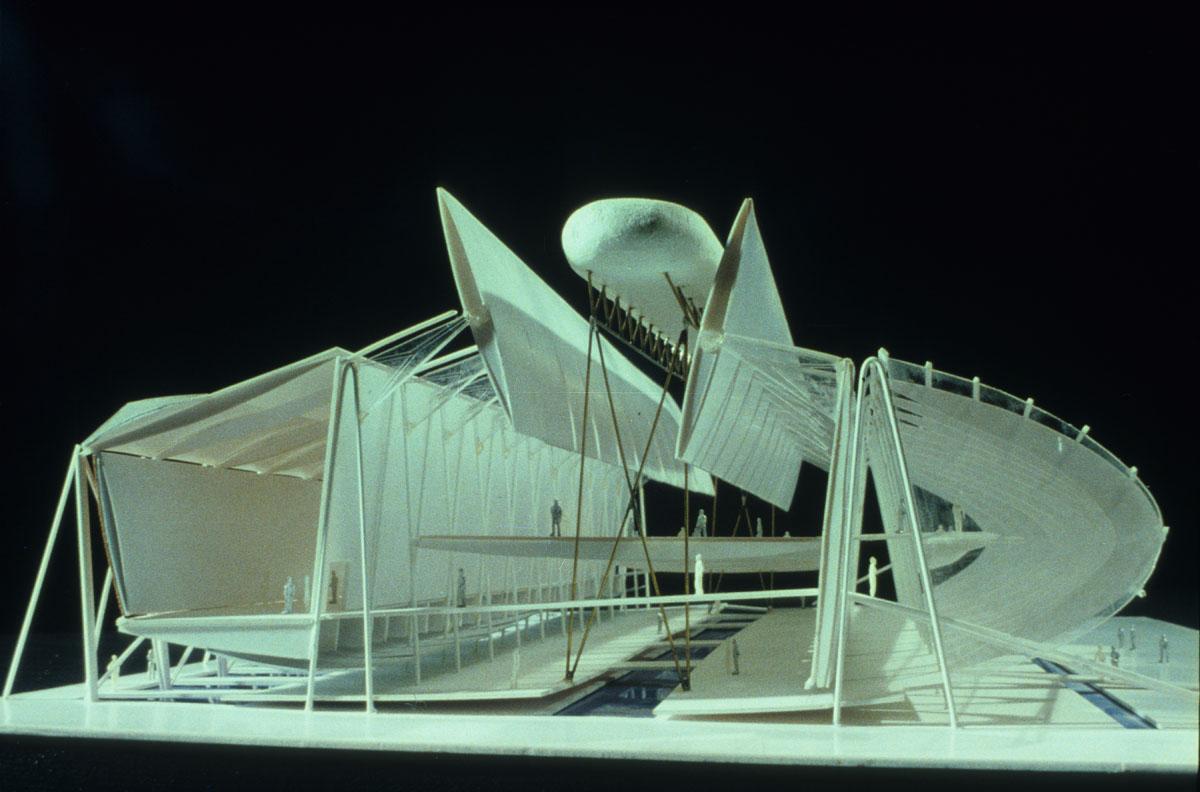 Expo '92. Project For UK Pavilion. Model, 1990