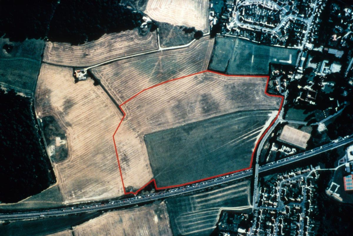 Aerial Photo Of Site Boundary