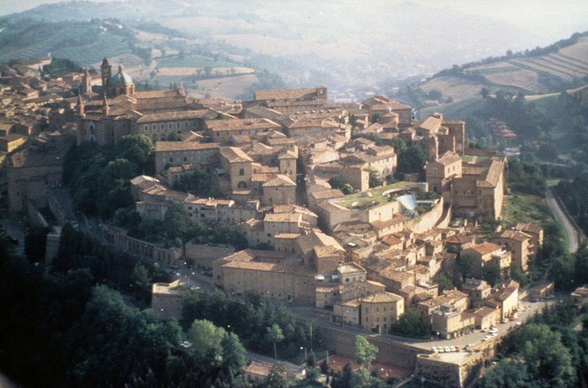 Aerial View Of Urbino