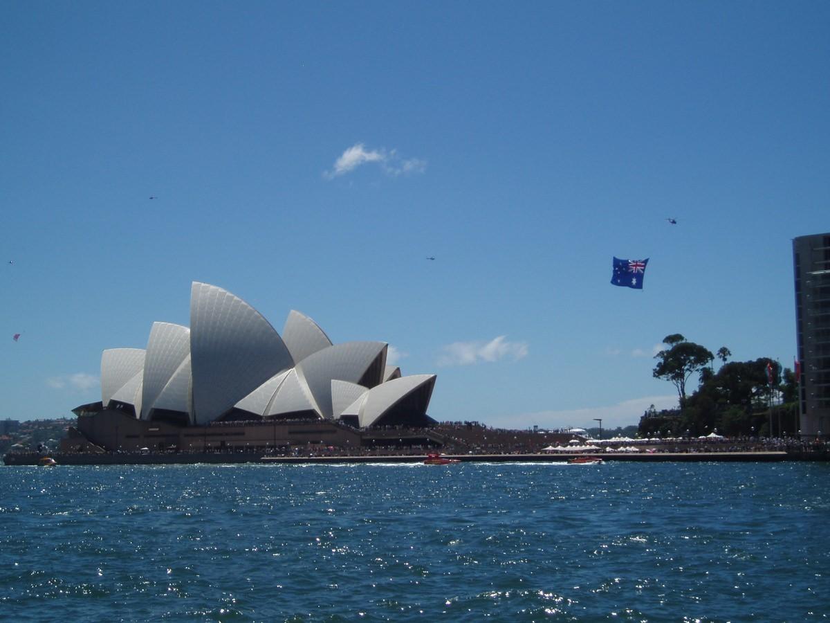 Sydney Opera House On Australia Day 2008