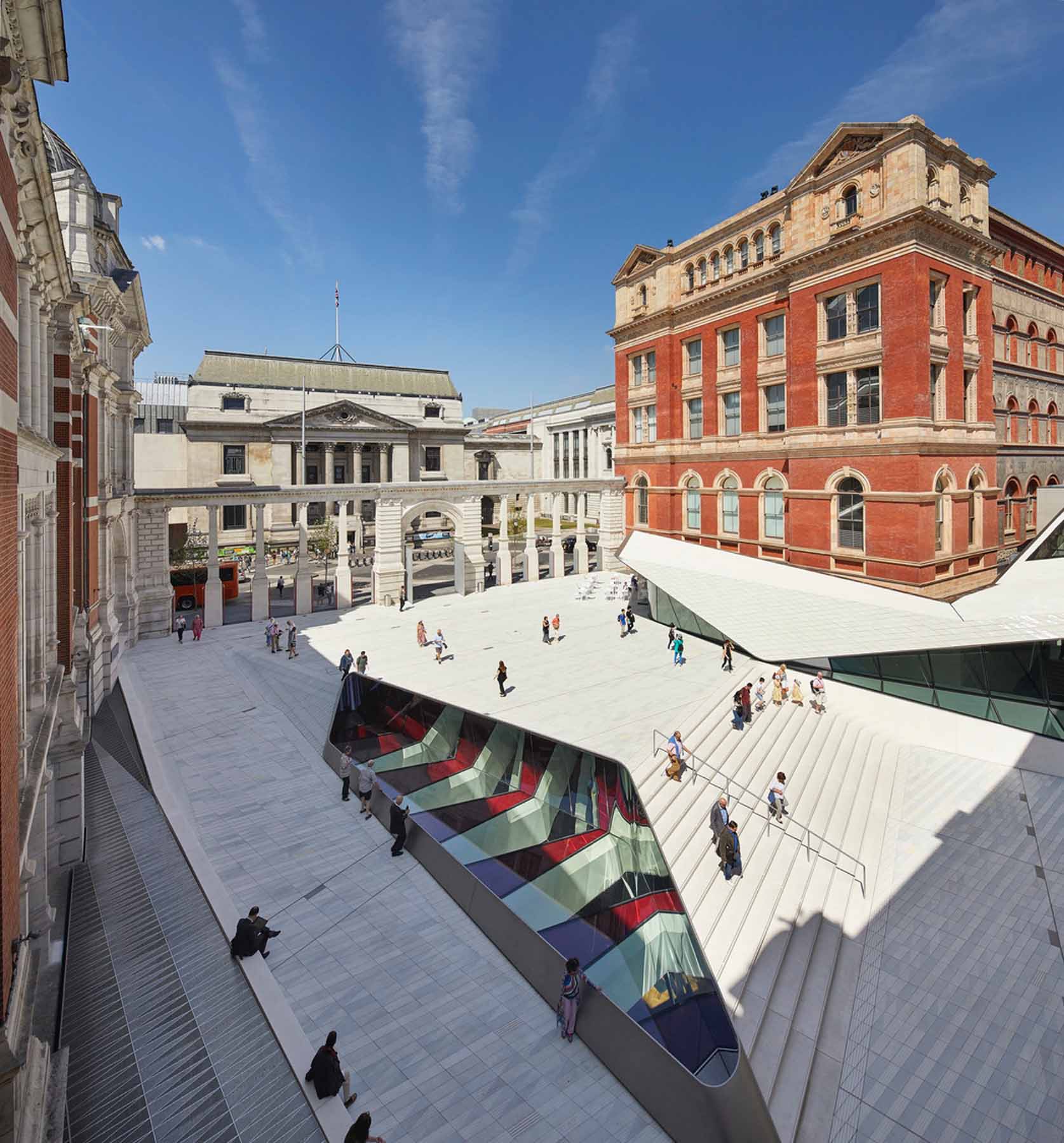 Exhibition Road Quarter: A New Entrance, Courtyard & Underground Gallery For The V&A, London By Amanda Levete Architects (AL_A), 2017