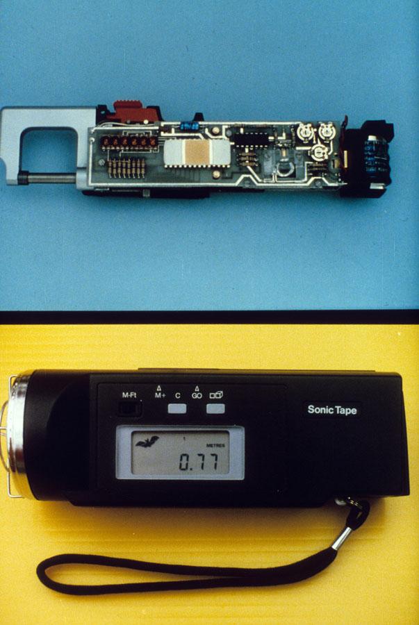 Top: Electric Micrometer. Bottom: Sonic Tape